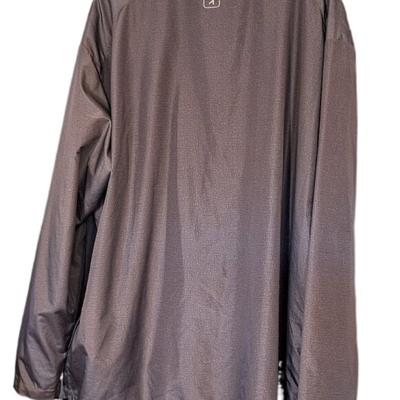 PGA Tour Pro Series Men's XXL Gray 1/4 Zip Breathable Mesh Lined Windbreaker - Picture 2 of 6
